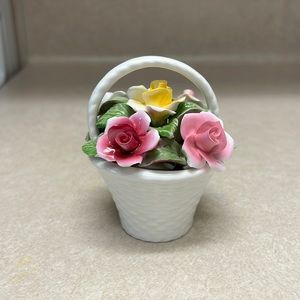 Radnor Bone China Basket of flowers